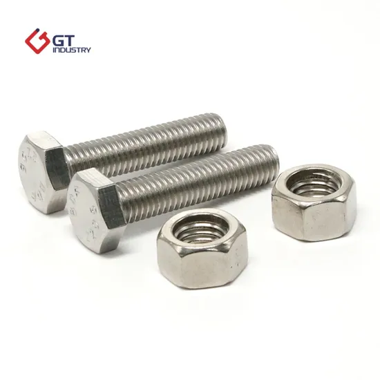 Fastener HDG Carbon Steel Grade 8.8 10.9 12.9 14.9 Hex Bolt Stainless Steel A4 70 80 A2 70 Super Duplex S32750 32760 2507 2205 660 M10 M20 M33 M8 Hex Bolt
